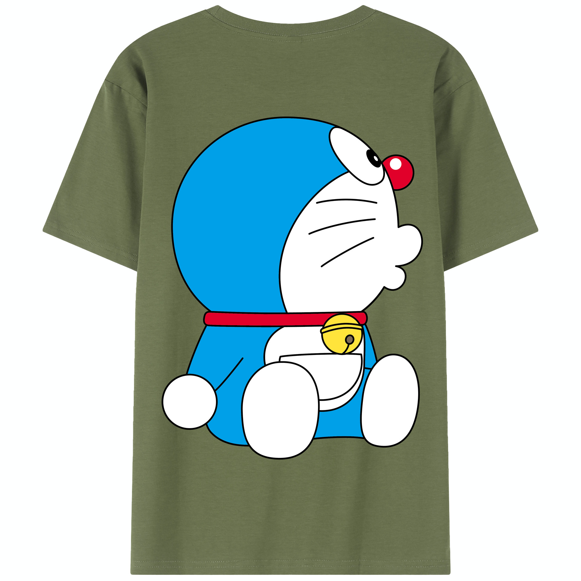（画像用） ドラえもん Doraemon 綿100％半袖Tシャツ（背面プリント）